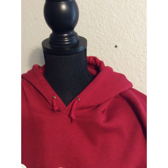 Carbelas Mens Hoodie Red Logo Size XL Pullover EUC - Picture 5 of 6